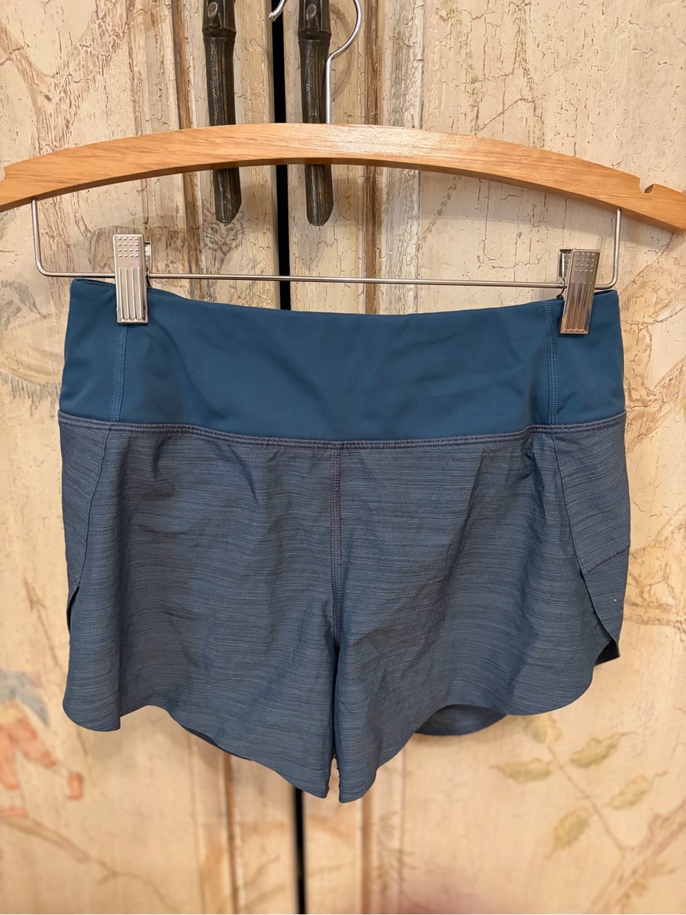 Women's Performance Running Shorts - Teal Blue